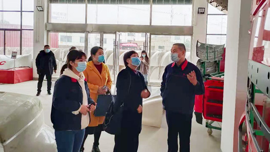 合肥市人力资源和社会保障局副局長(cháng)段开梅一行调研东胜新(xīn)能(néng)源