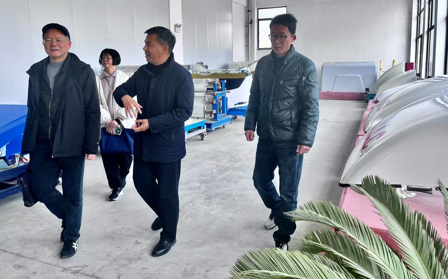 热烈欢迎肥西县人大常委会副主任汪厚云一行莅临参观指导